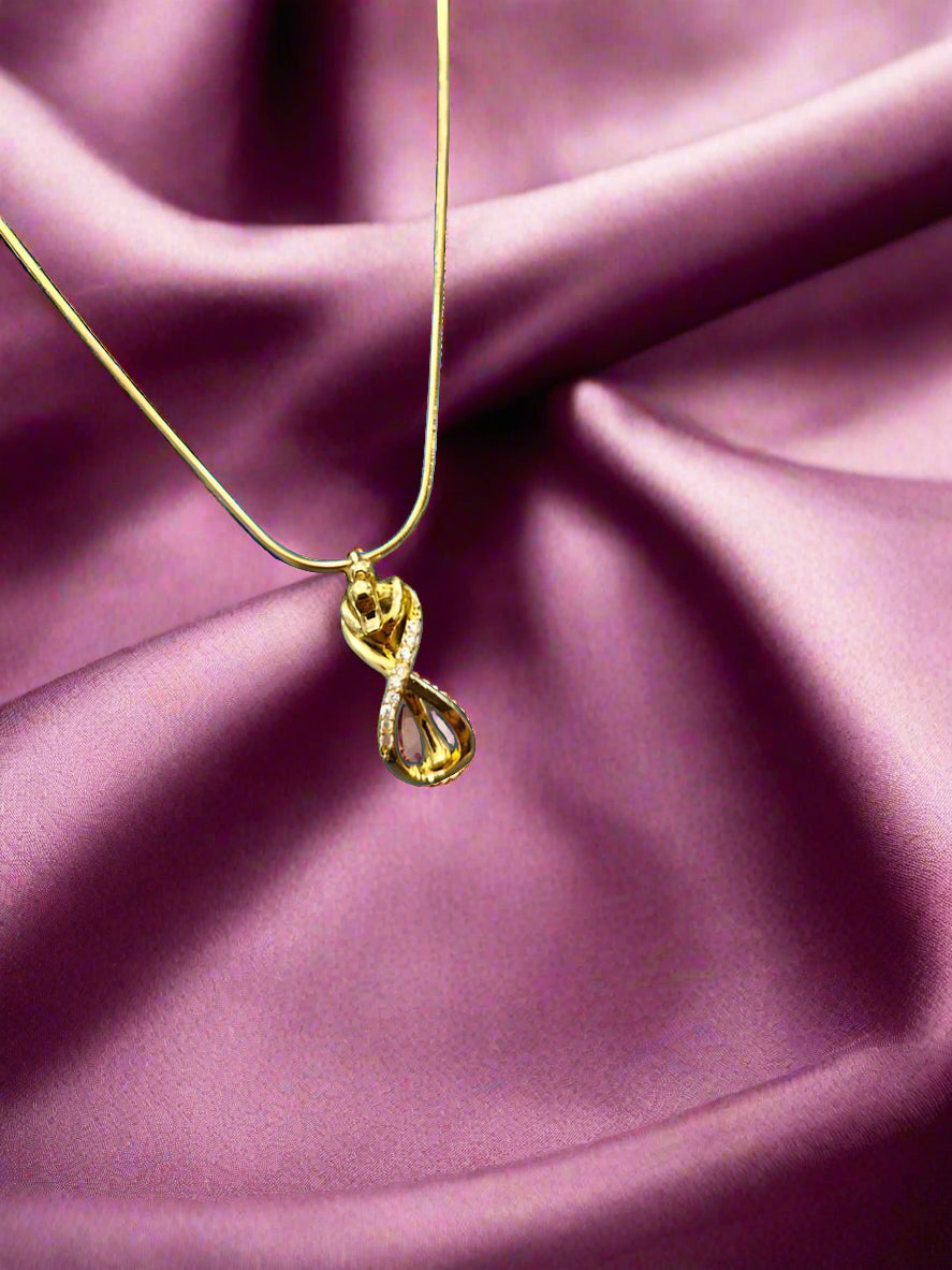 Infinity Knot Pendant Necklace