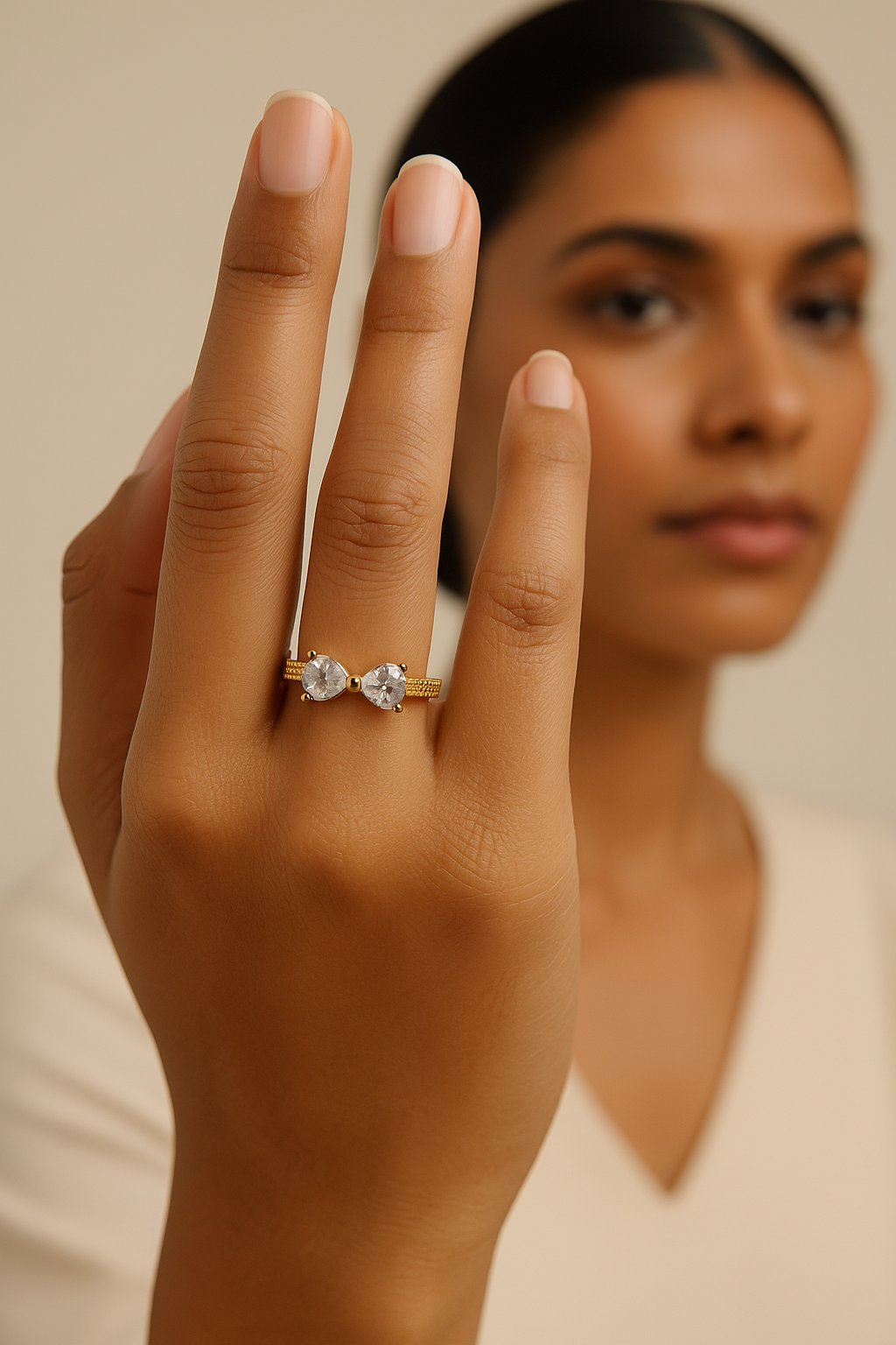 Aurora Heartstone Ring