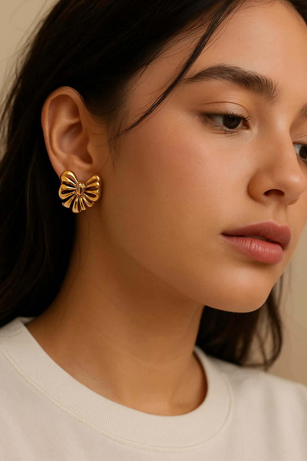 Aurora Gold Studs