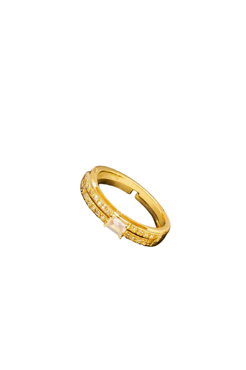 Aura la twin band Ring
