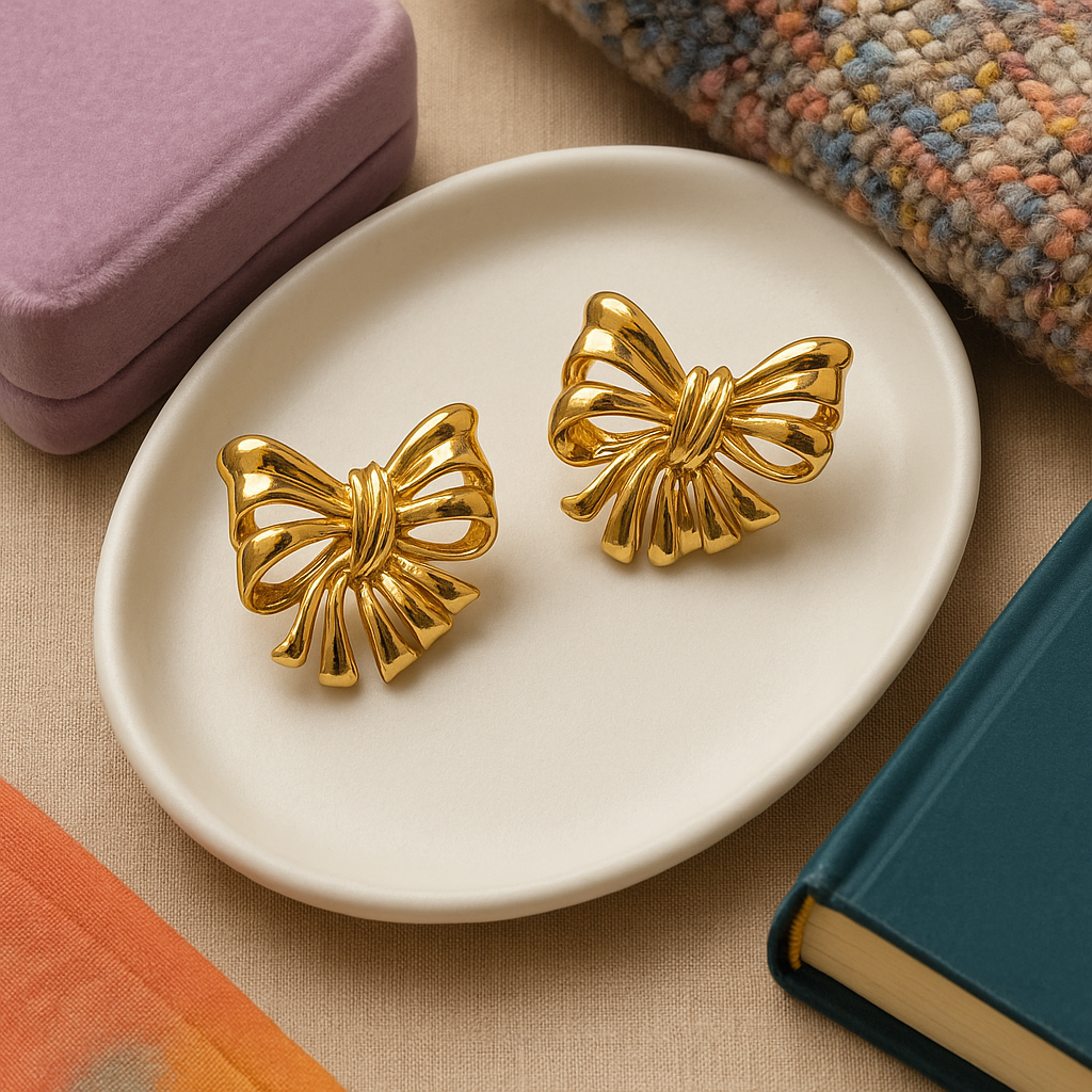 Aurora Gold Studs