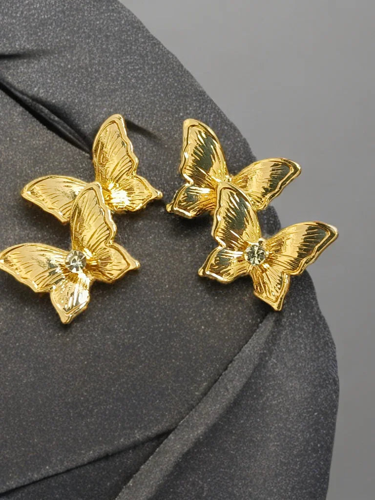 Papillon Gold Studs