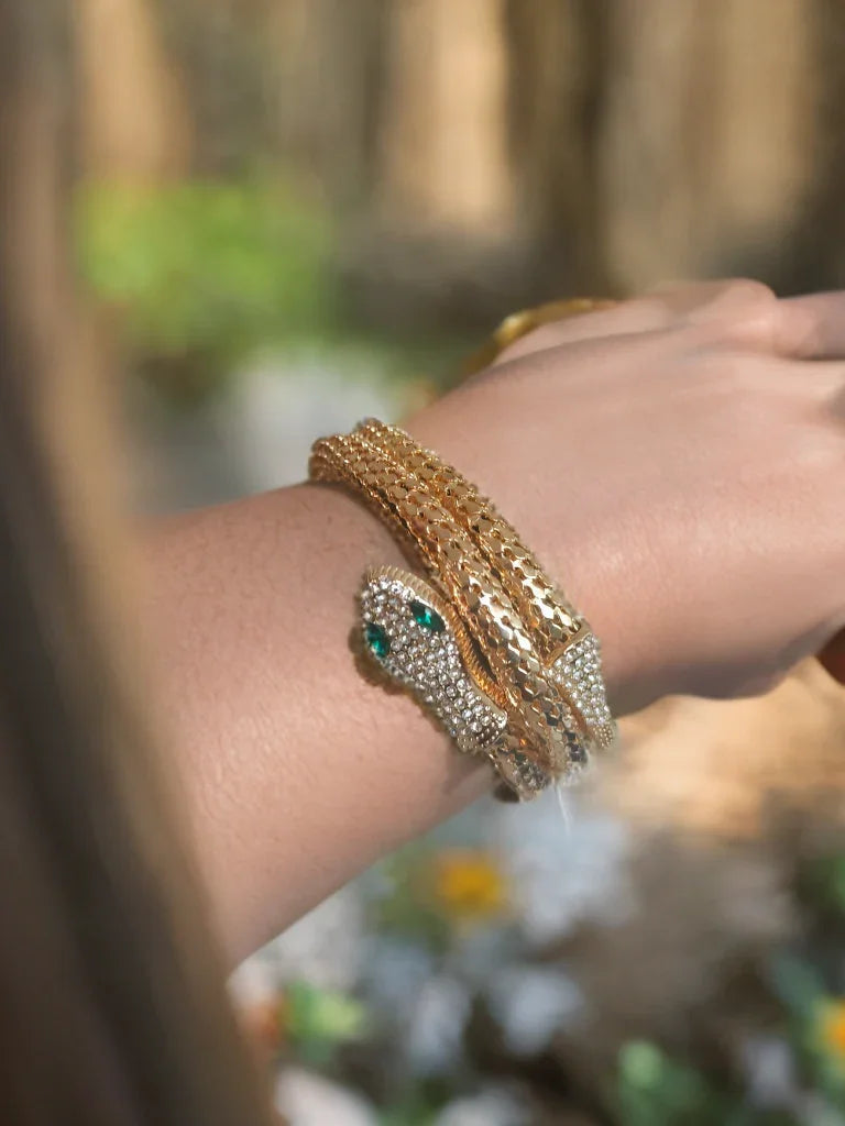 Zahara Snake Cuff