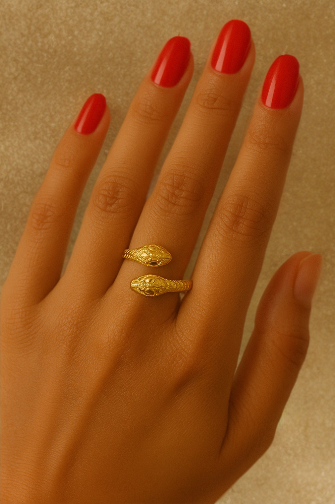Twin Serpent Ring