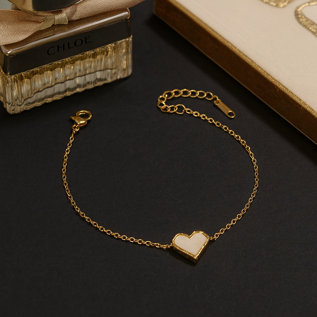 HeartGleam Charm Bracelet