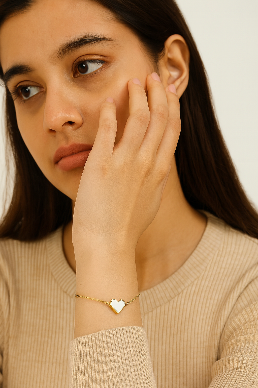 HeartGleam Charm Bracelet