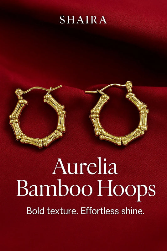 Aurelia Bamboo Hoops