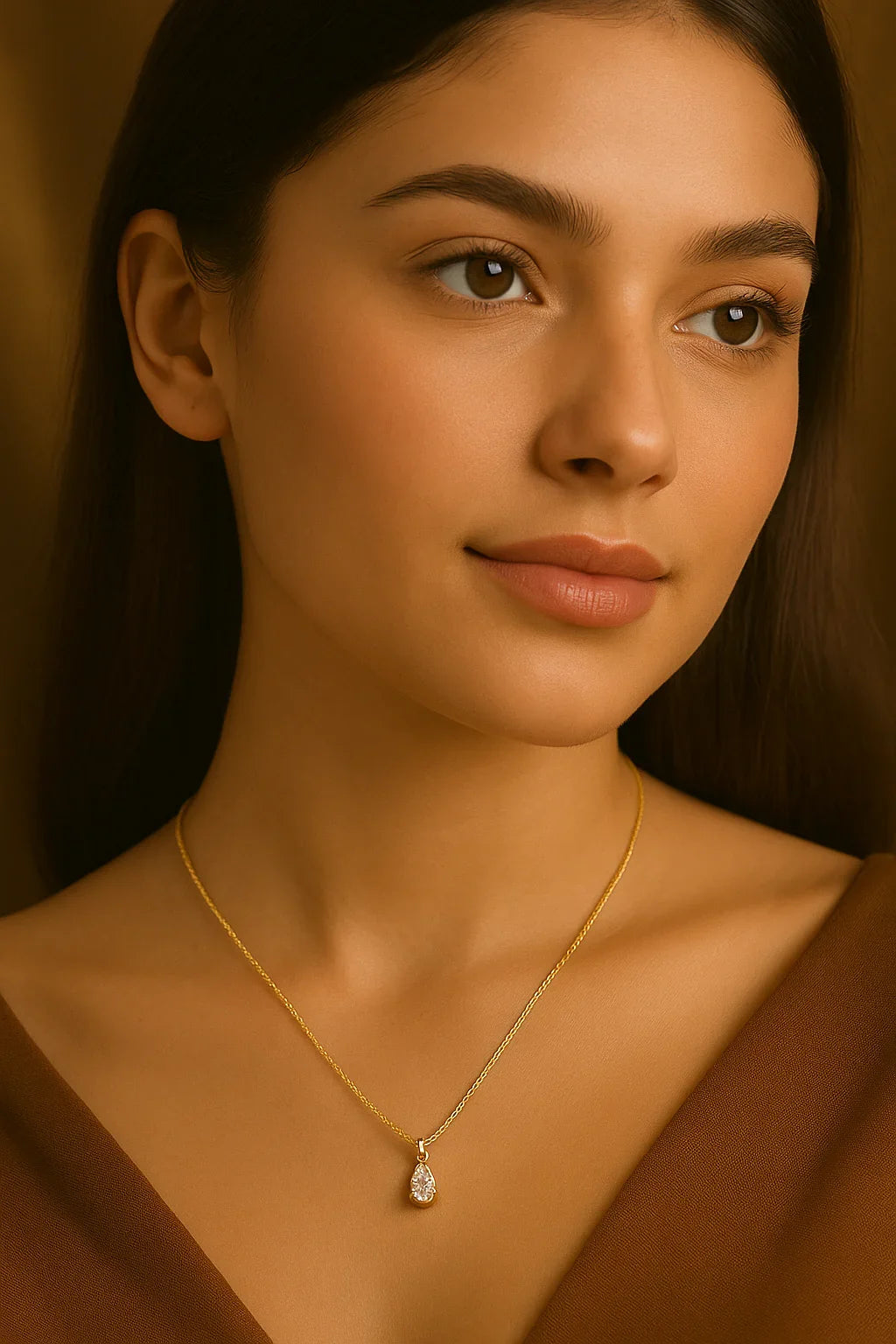 Serein Solitaire Necklace