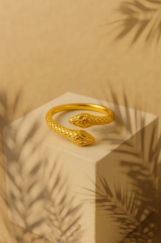 Twin Serpent Ring