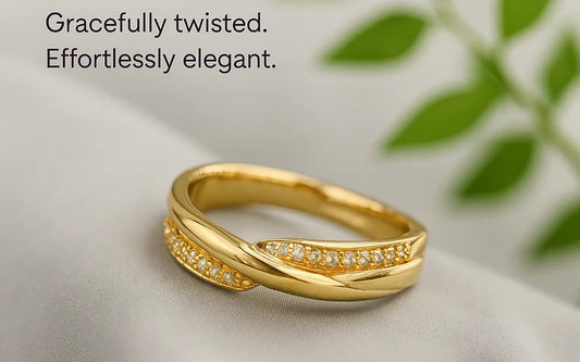 Serein Gold twist Ring