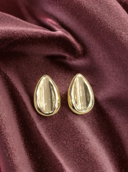 Dewdrop Gold Studs