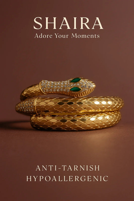 Zahara Snake Cuff